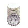 Image 2 : Roll of (20) Brilliant Uncirculated 1962-D Franklin Half Dollar Coins