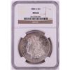 Image 1 : 1880-S $1 Morgan Silver Dollar Coin NGC MS66