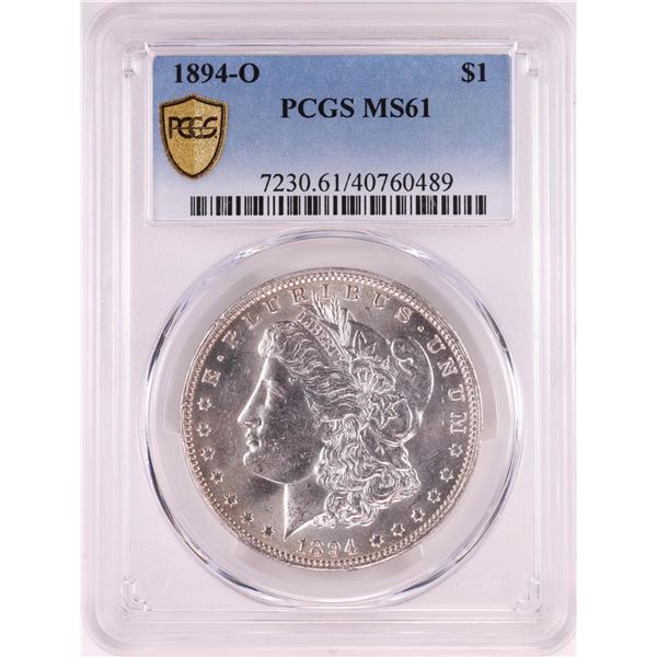 1894-O $1 Morgan Silver Dollar Coin PCGS MS61