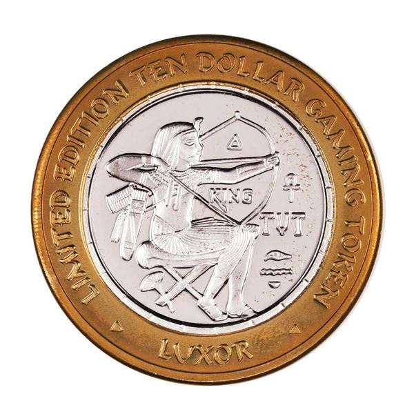 .999 Silver Luxor Las Vegas, Nevada $10 Casino Limited Edition Gaming Token