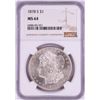 Image 1 : 1878-S $1 Morgan Silver Dollar Coin NGC MS64