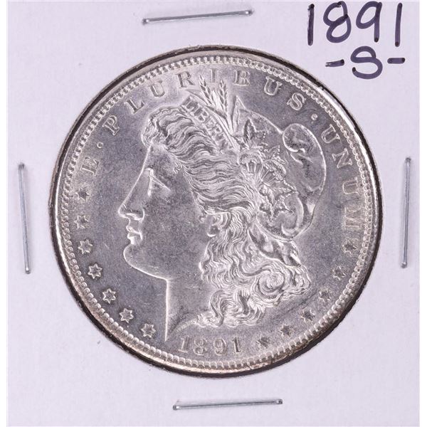 1891-S $1 Morgan Silver Dollar Coin