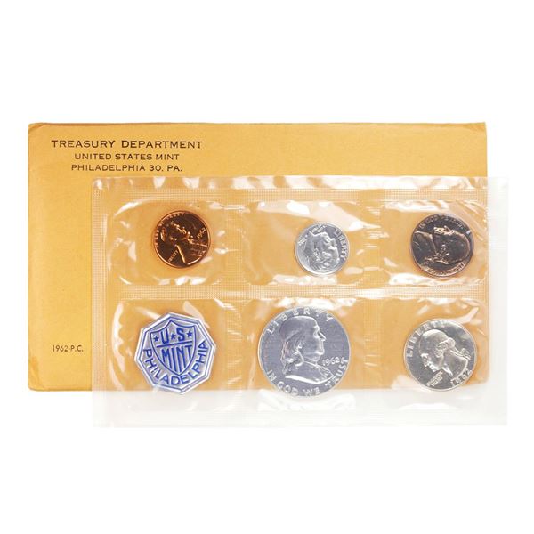 1962 (5) Coin Proof Set in Original Envelope
