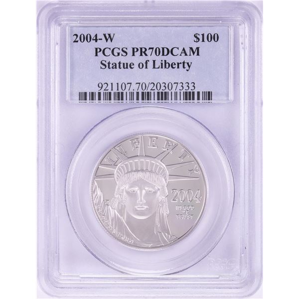 2004-W $100 Proof Platinum American Eagle Coin PCGS PR70DCAM