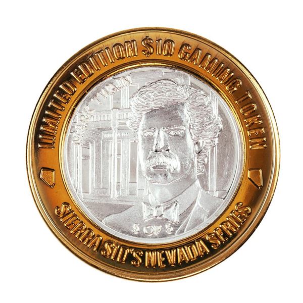 .999 Silver Sierra Sid's Sparks, NV $10 Limited Edition Casino Gaming Token