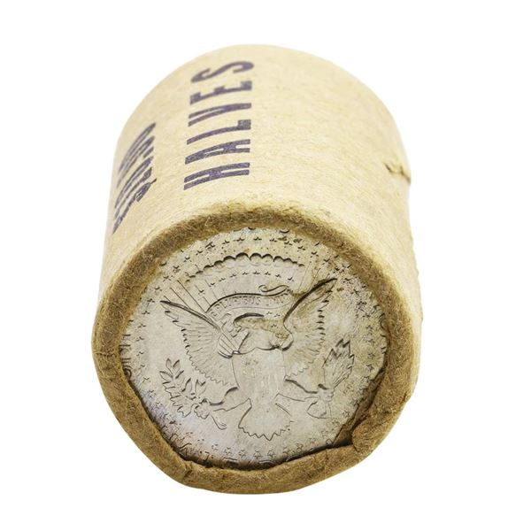Original Bank Roll of (20) Brilliant Uncirculated 1967 Kennedy Half Dollar Coins