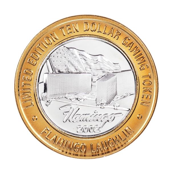 .999 Silver Flamingo Laughlin, NV $10 Casino Limited Edition Gaming Token