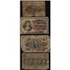 Image 1 : Lot of (4) Miscellaneous Fractional Currency Notes