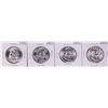 Image 1 : Lot of (4) 1955 Franklin Half Dollar Coins