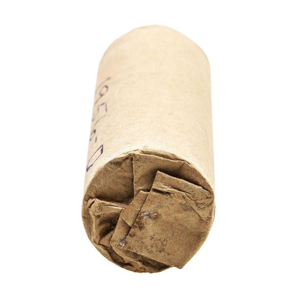 Original Bank Wrapped Roll of (40) Brilliant Uncirculated 1956-D Washington Quarter Coins