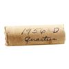 Image 3 : Original Bank Wrapped Roll of (40) Brilliant Uncirculated 1956-D Washington Quarter Coins