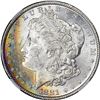 Image 4 : 1881-S $1 Morgan Silver Dollar Coin NGC MS61* Star CAC Amazing Toning