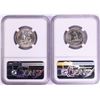 Image 2 : Lot of 1955 & 1955-D Washington Quarter Coins NGC MS65
