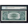 Image 2 : 1923 $10 'Poker Chip' Legal Tender Note Fr.123 PMG Choice Uncirculated 64EPQ