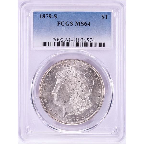 1879-S $1 Morgan Silver Dollar Coin PCGS MS64