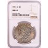 Image 1 : 1884-O $1 Morgan Silver Dollar Coin NGC MS63 Great Toning