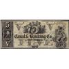 Image 1 : 1800's Canal & Banking Co. New Orleans Obsolete Bank Note