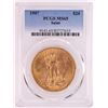 Image 1 : 1907 $20 St. Gaudens Double Eagle Gold Coin PCGS MS65