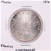 Image 1 : 1876 Mexico 8 Reales Silver Coin Chopmarked