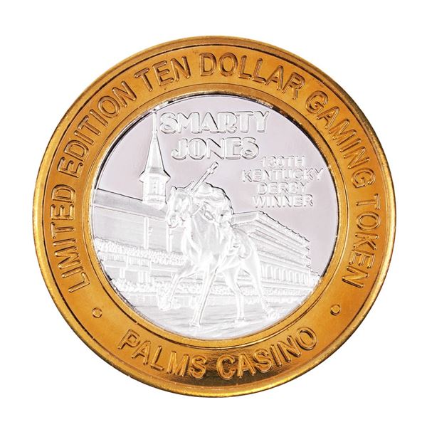 .999 Silver Palms Casino Las Vegas, NV $10 Casino Limited Edition Gaming Token