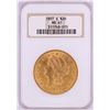 Image 1 : 1897-S $20 Liberty Head Double Eagle Gold Coin NGC MS61