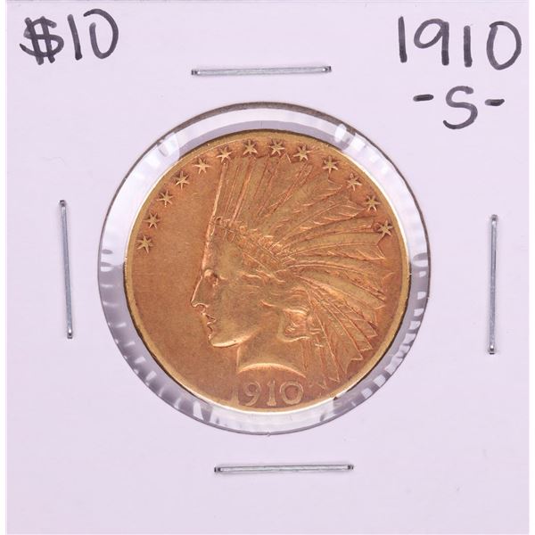 1910-S $10 Indian Head Eagle Gold Coin