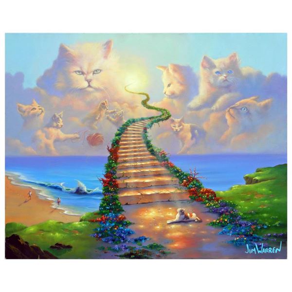 Jim Warren "All Cats go to Heaven" Limited Edition Giclee