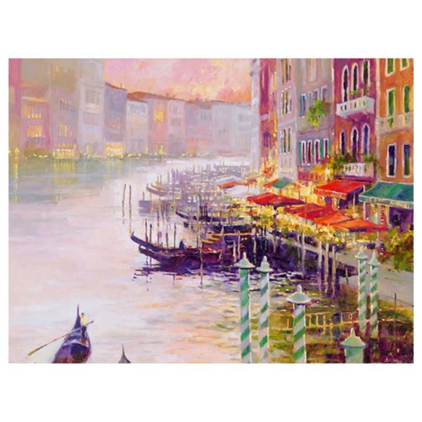 Marilyn Simandle "Canal at Dusk" Limited Edition Giclee