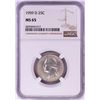 Image 1 : 1959-D Washington Quarter Coin NGC MS65