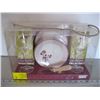 Image 1 : NEW WINE GOURMET KIT, GLASSES, CHEESE CUTTER, PLATES, ETC.