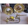 Image 1 : BRASS EAGLE, BEAR,PR OF DUCK BOOK ENDS, ETC.