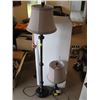 Image 1 : FLOOR LAMP & A MATCHING TABLE LAMP