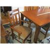 Image 2 : DINING TABLE WITH 6 CHAIRS, 2 ARMCHAIRS & 4 SIDE CHAIRS