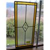 Image 1 : 1 SMALL STAINGLASS WINDOW INSERT