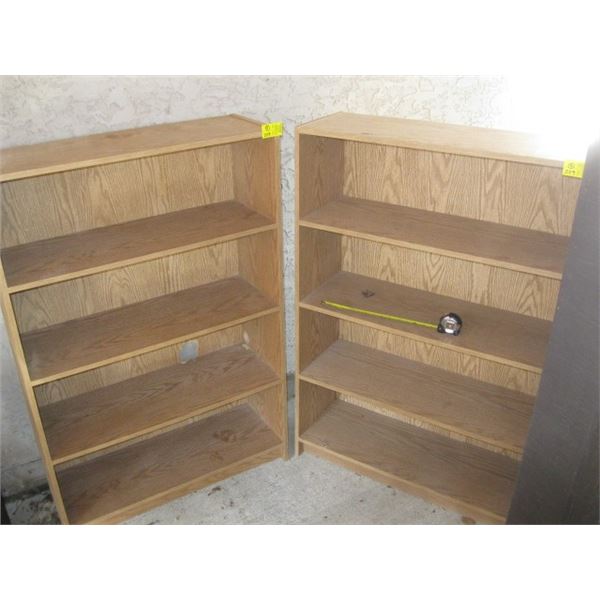 2 SHELF UNITS