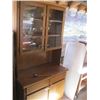 Image 1 : LG. CABINET WITH GLASS DOORED HUTCH