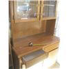 Image 2 : LG. CABINET WITH GLASS DOORED HUTCH