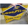 Image 2 : DOUBLE SIDED ENAMEL GOODYEAR FARM TIRES SIGN