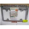 Image 2 : SUMMER BERRY LICENCE PLATE HOLDER & A METAL SIGN AMERICA'S MAIN STREET ROUTE 66