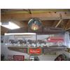 Image 1 : HANGING LIGHTED BUDWEISER SIGN WITH THE HORSES & WAGON
