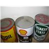 Image 2 : 3 OIL TINS, PENZOIL, SHELL, QUAKER STATE