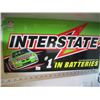 Image 1 : METAL INTERSTATE BATTERIES SIGN