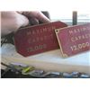 Image 3 : MISC. LICENCE PLATE COVER, SIGNS, TIRE CLOCK, ETC.