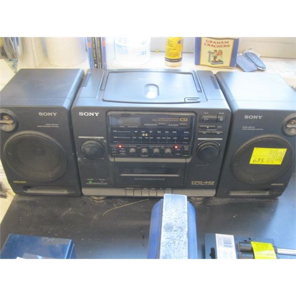 SONY CD PLAYER/STEREO