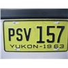 Image 4 : 3 YUKON LICENCE PLATES, 1963, '72 & NO DATE