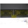 Image 1 : PAIR OF 1960 VANCOUVER TRAILER PLATES