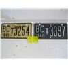 Image 1 : 1942 & 1943 BC TRUCK PLATES