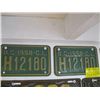 Image 1 : PAIR OF BC 1958 CL LICENCE PLATES