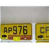 Image 1 : 3 LICENCE PLATES, MANITOBA 1967, MANITOBA 1966 & MANITOBA 1964