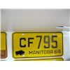 Image 2 : 3 LICENCE PLATES, MANITOBA 1967, MANITOBA 1966 & MANITOBA 1964